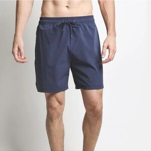 RHONE‎ The Fletch Swim Trunk Navy Men's Large Beach Vacation Outdoor